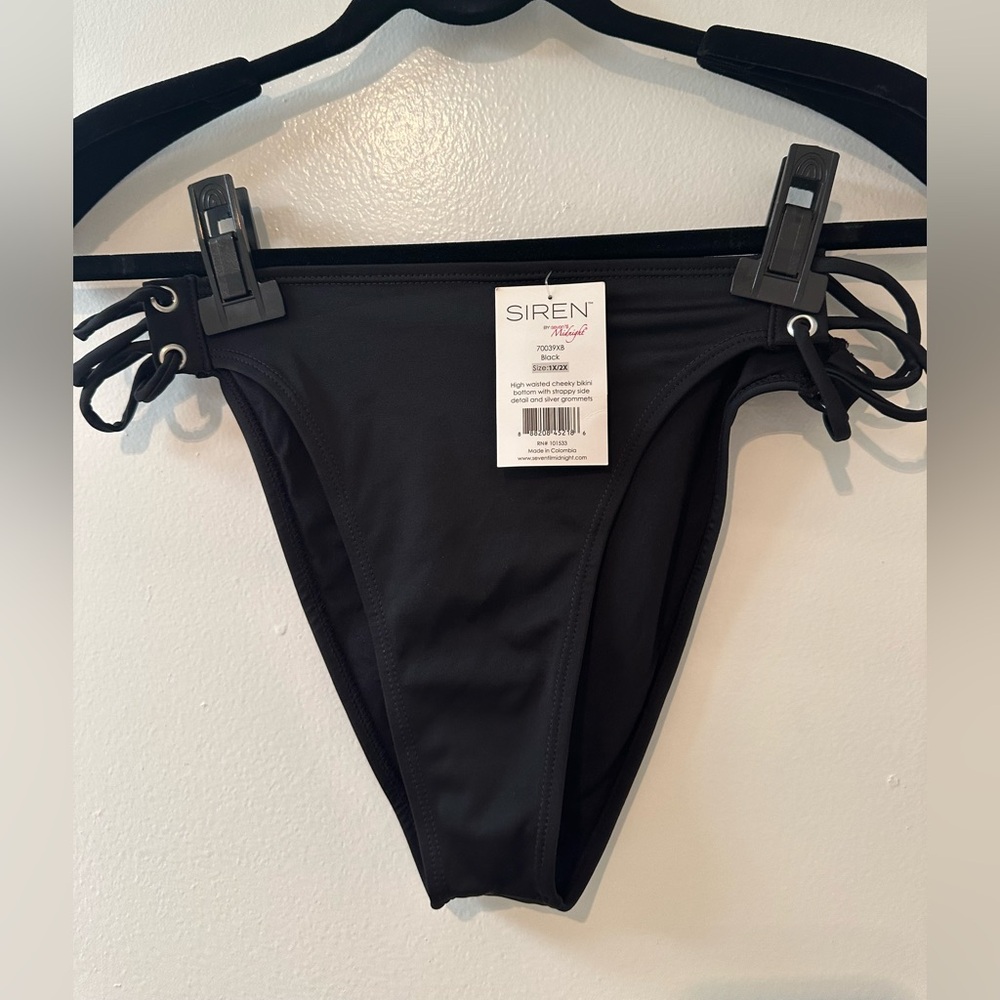 Seven7 Black Bikini Bottom